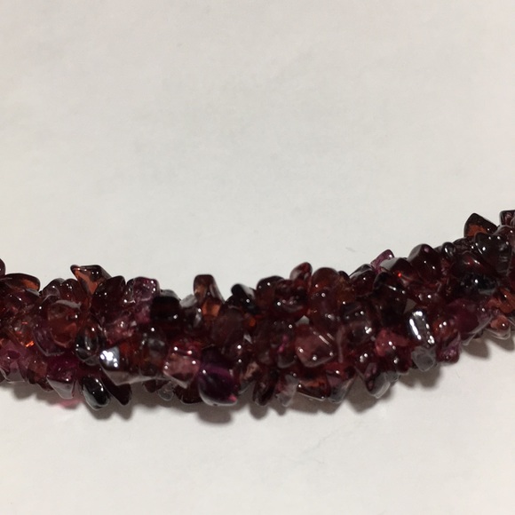 GEMS EN VOGUE GARNET ROUND NECKLACE - Picture 7 of 8